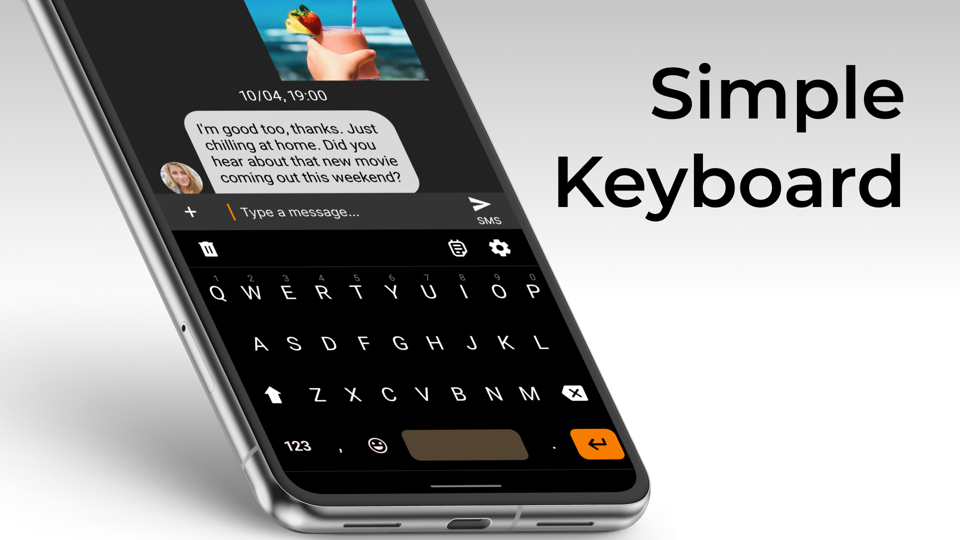 اسکرین شات 7 برنامه Simple Keyboard