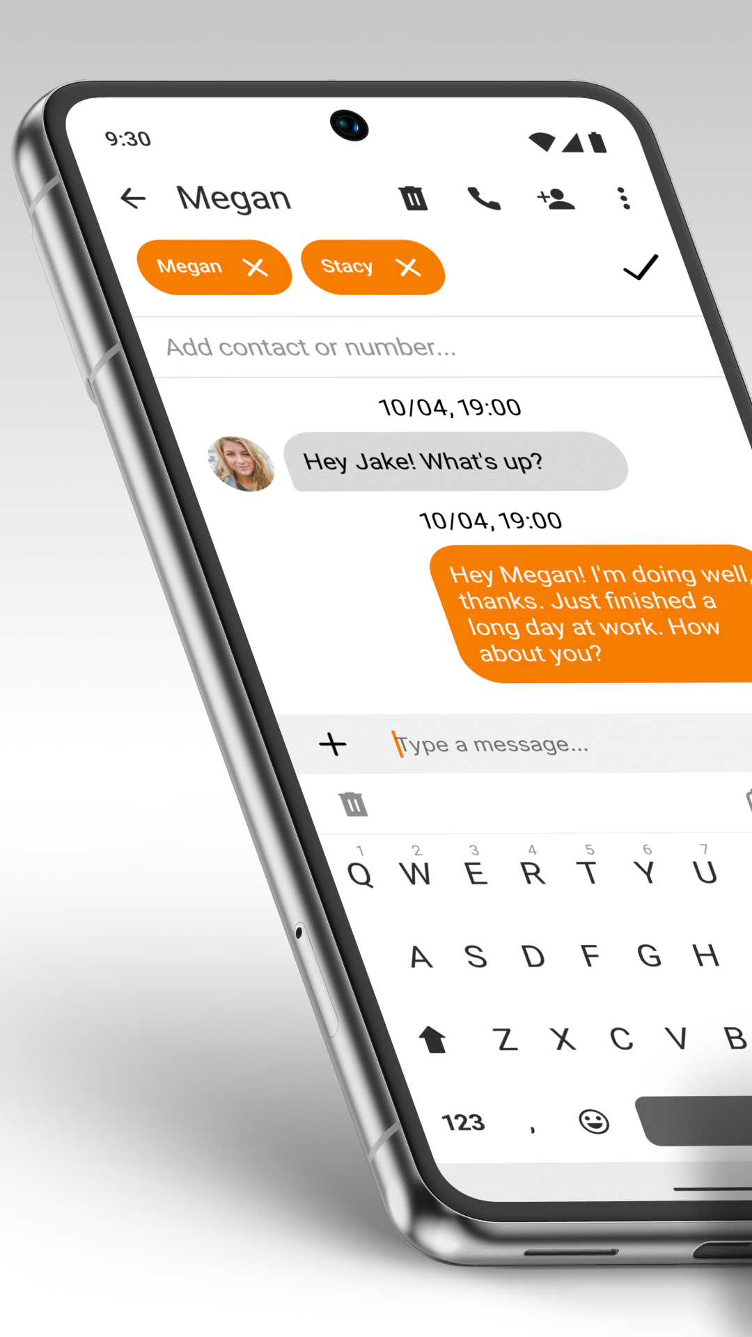 اسکرین شات 1 برنامه Simple Keyboard
