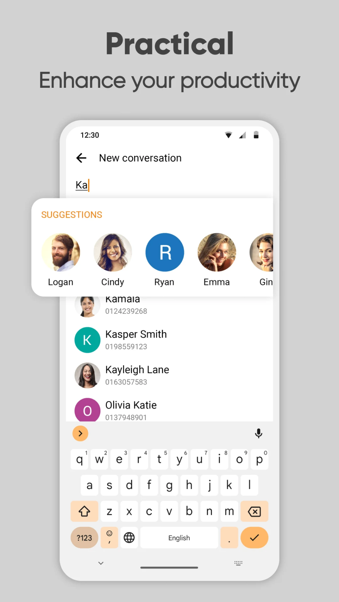 اسکرین شات 4 برنامه Simple SMS Messenger