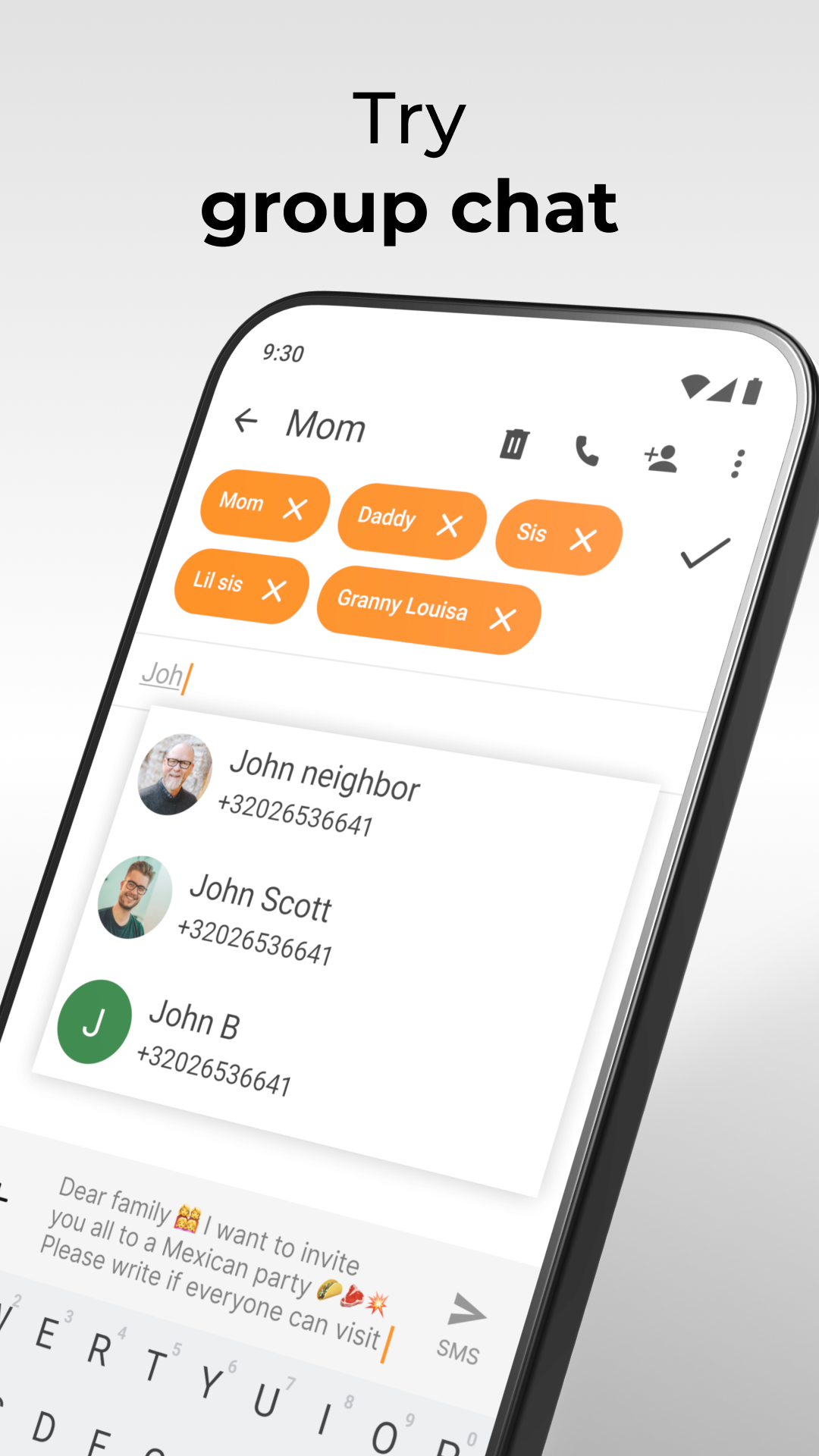 اسکرین شات 4 برنامه Simple SMS Messenger