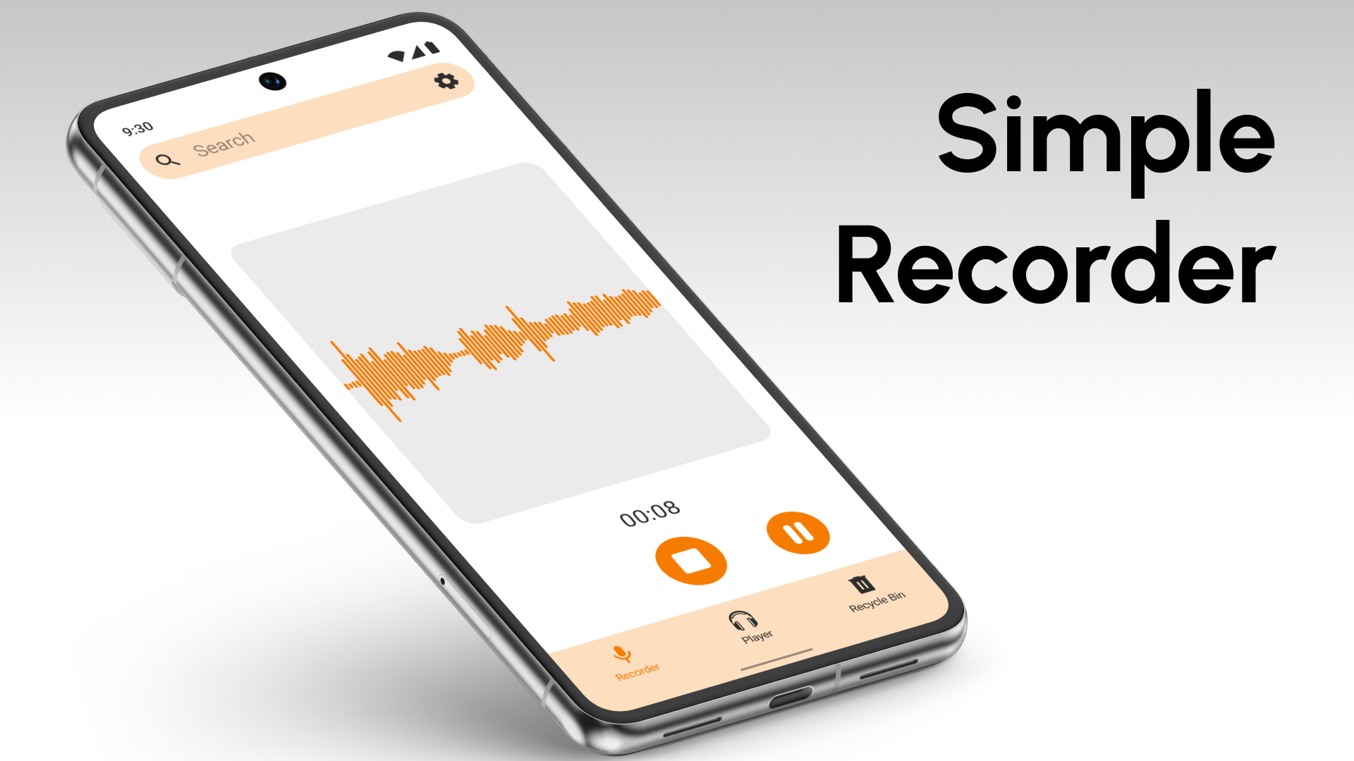 اسکرین شات 7 برنامه Simple Voice Recorder