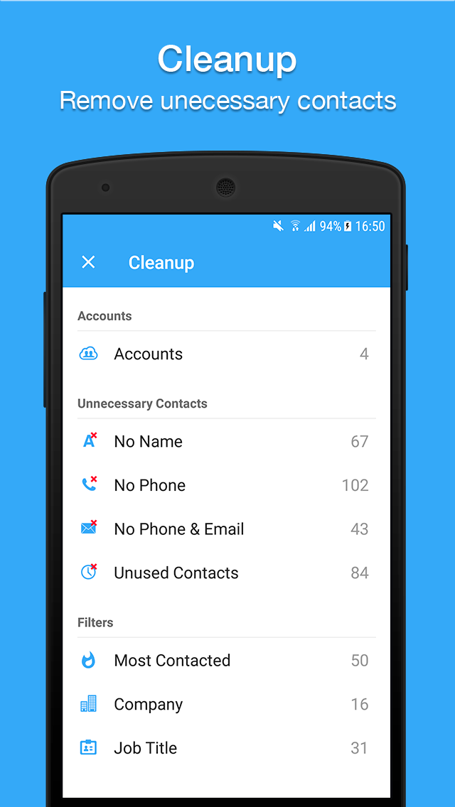 اسکرین شات 8 برنامه Easy Contacts and Phone