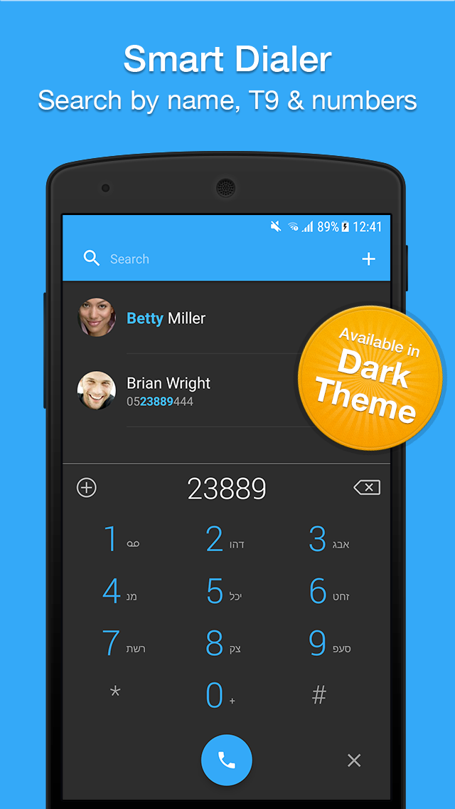 اسکرین شات 6 برنامه Easy Contacts and Phone