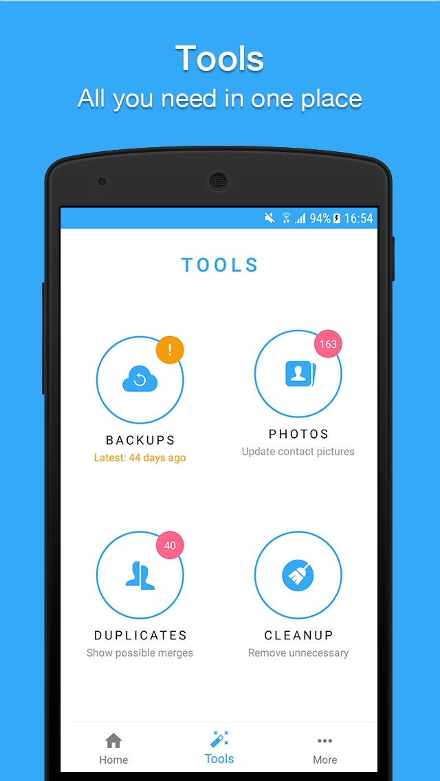اسکرین شات 4 برنامه Easy Contacts and Phone