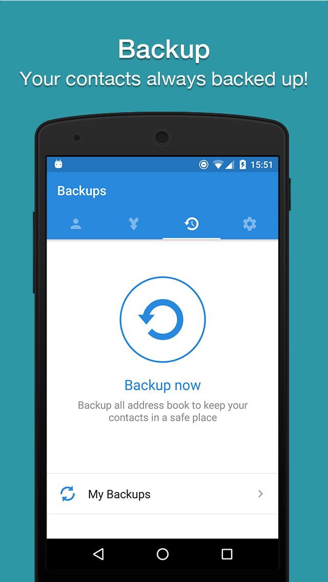 اسکرین شات 4 برنامه Easy Contacts Cleaner
