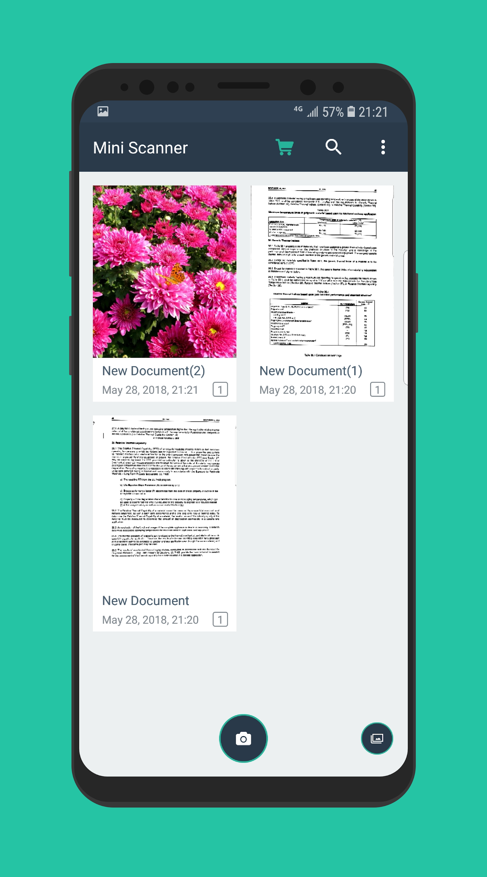 اسکرین شات 1 برنامه Mini Scanner -PDF Scanner App