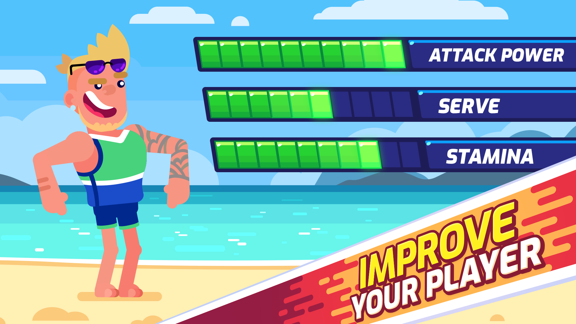 اسکرین شات 5 بازی Beach Volleyball Challenge