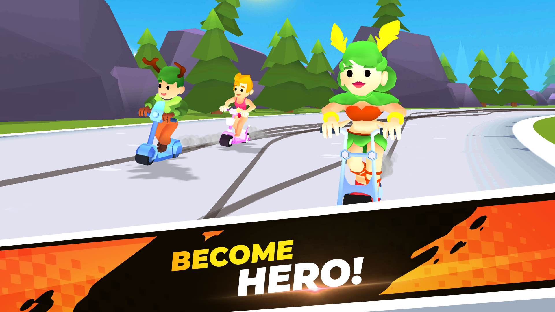 اسکرین شات 2 بازی Scooter Heroes
