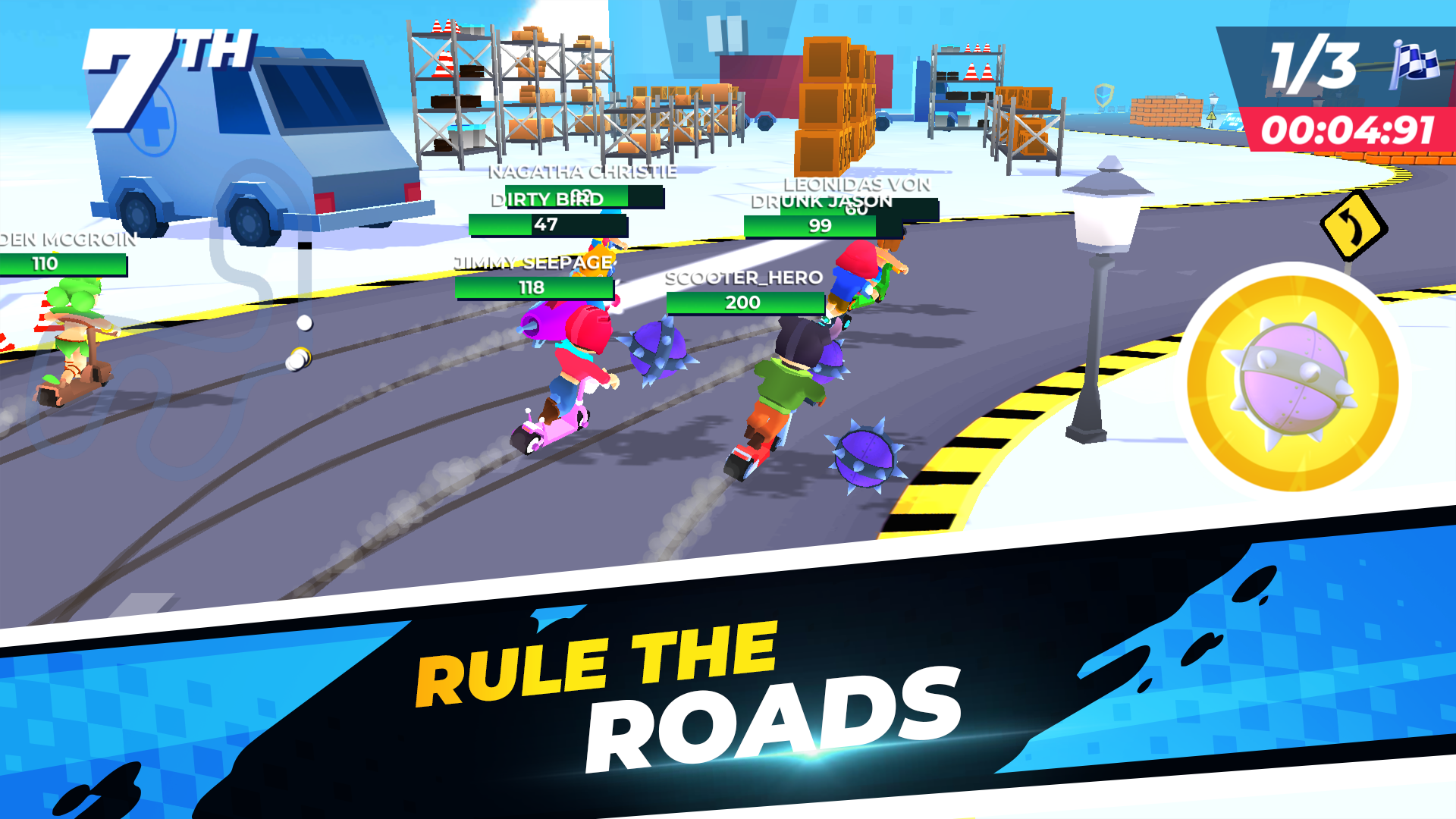 اسکرین شات 1 بازی Scooter Heroes
