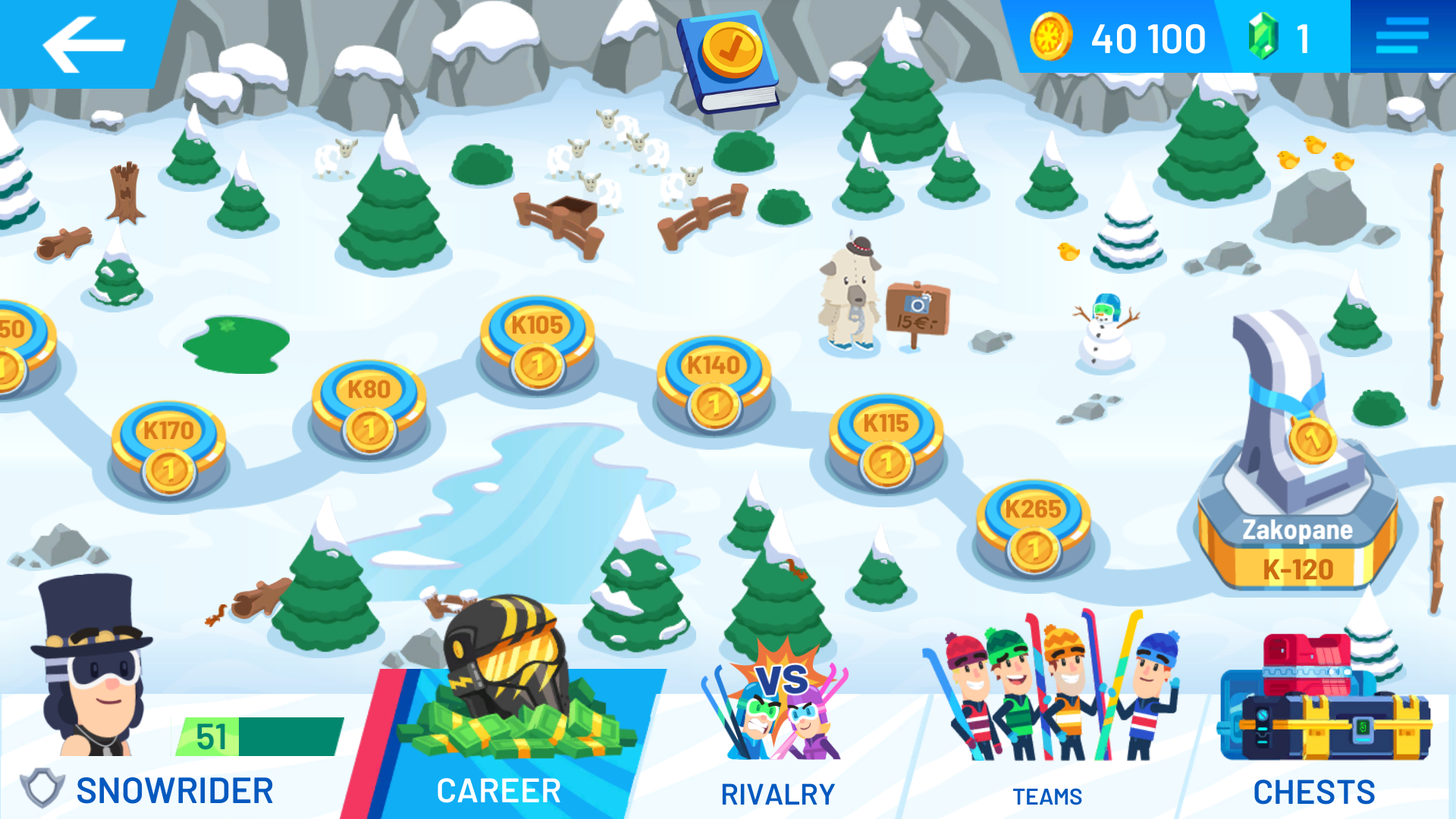 اسکرین شات 4 بازی Ski Jump Challenge