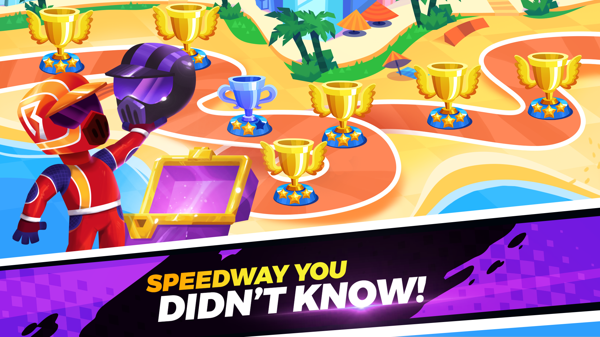 اسکرین شات 4 بازی Speedway Heros:Star Bike Games