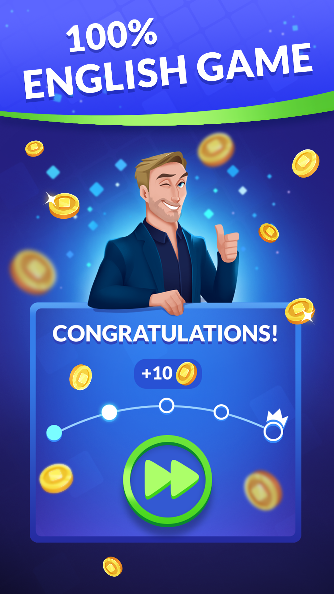 اسکرین شات 3 بازی Word Mania - a word game, WOW