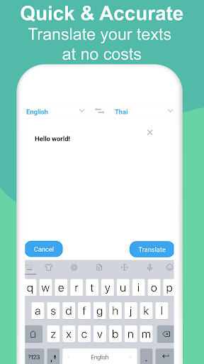 اسکرین شات 6 برنامه Translate Me - Text & Voice Translator