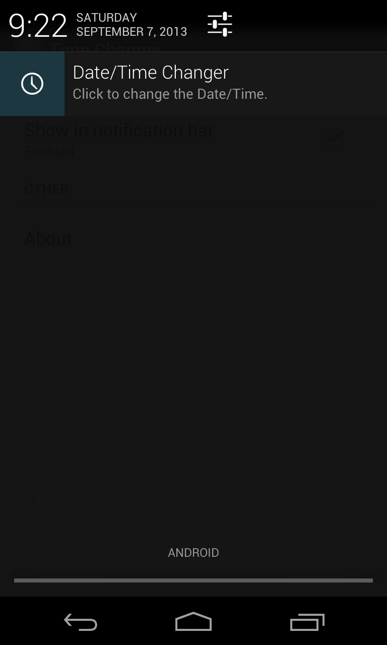 اسکرین شات 2 برنامه Time Changer Shortcut