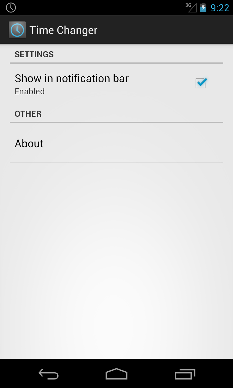 اسکرین شات 1 برنامه Time Changer Shortcut