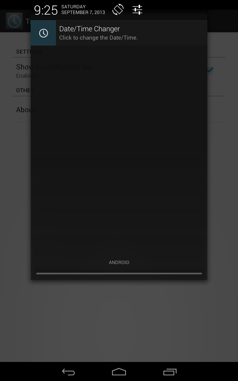 اسکرین شات 3 برنامه Time Changer Shortcut