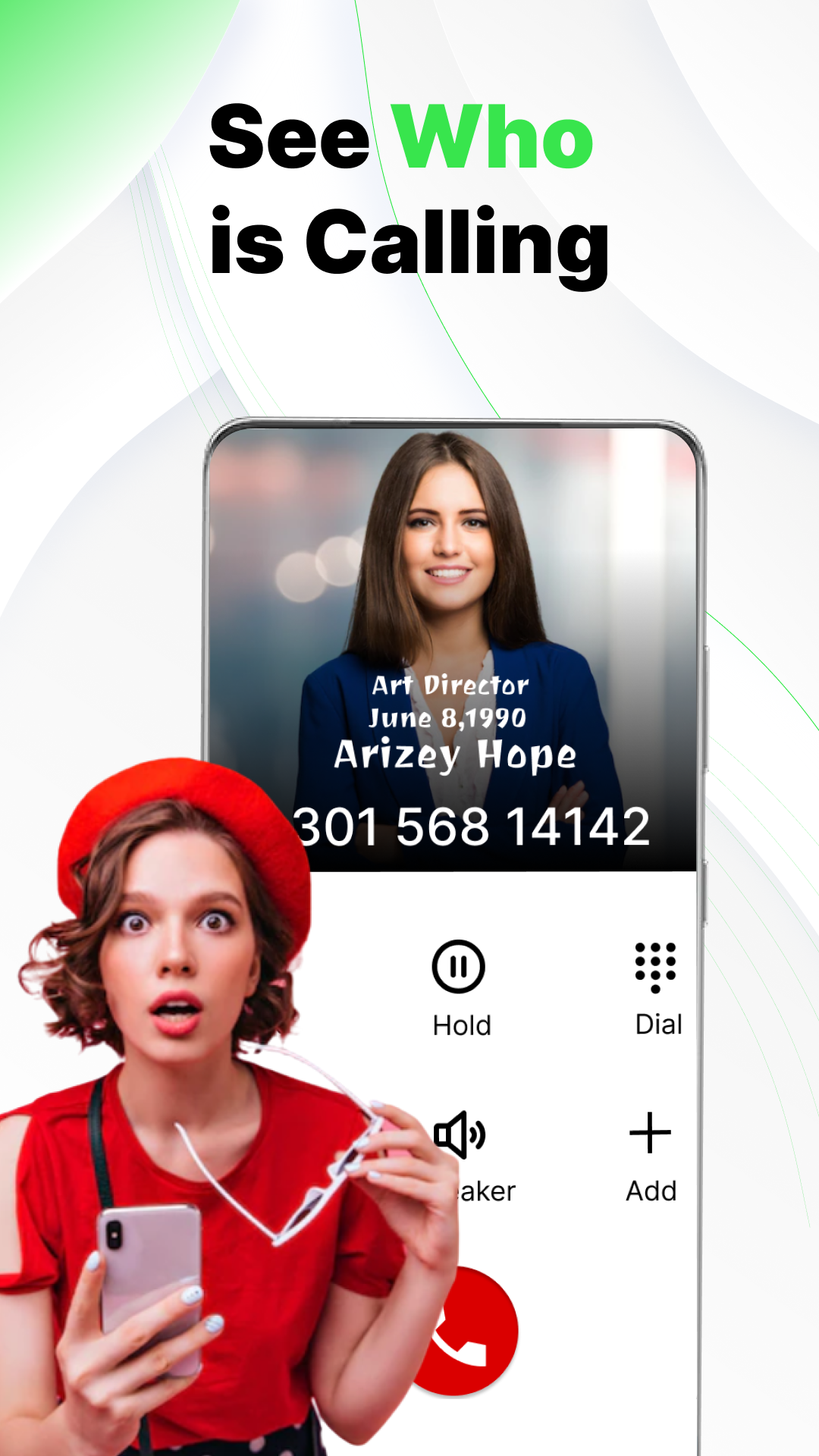 اسکرین شات 2 برنامه Phone Dialer - Call Dialer