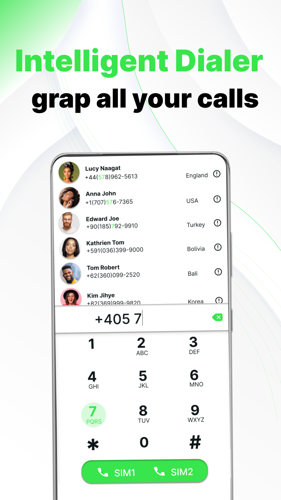 اسکرین شات 6 برنامه Phone Dialer - Call Dialer