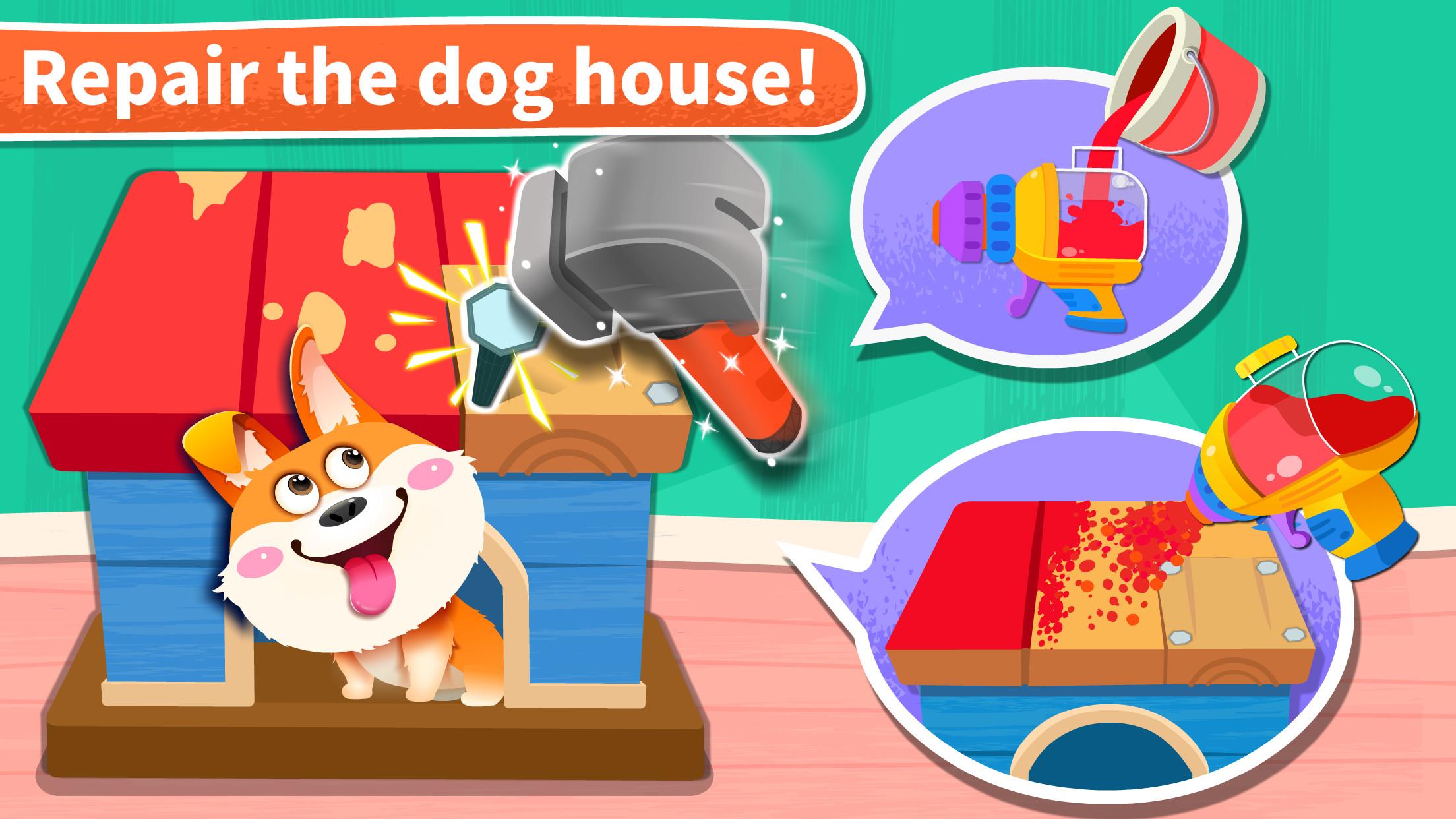 اسکرین شات 2 بازی Baby Panda' s House Cleaning
