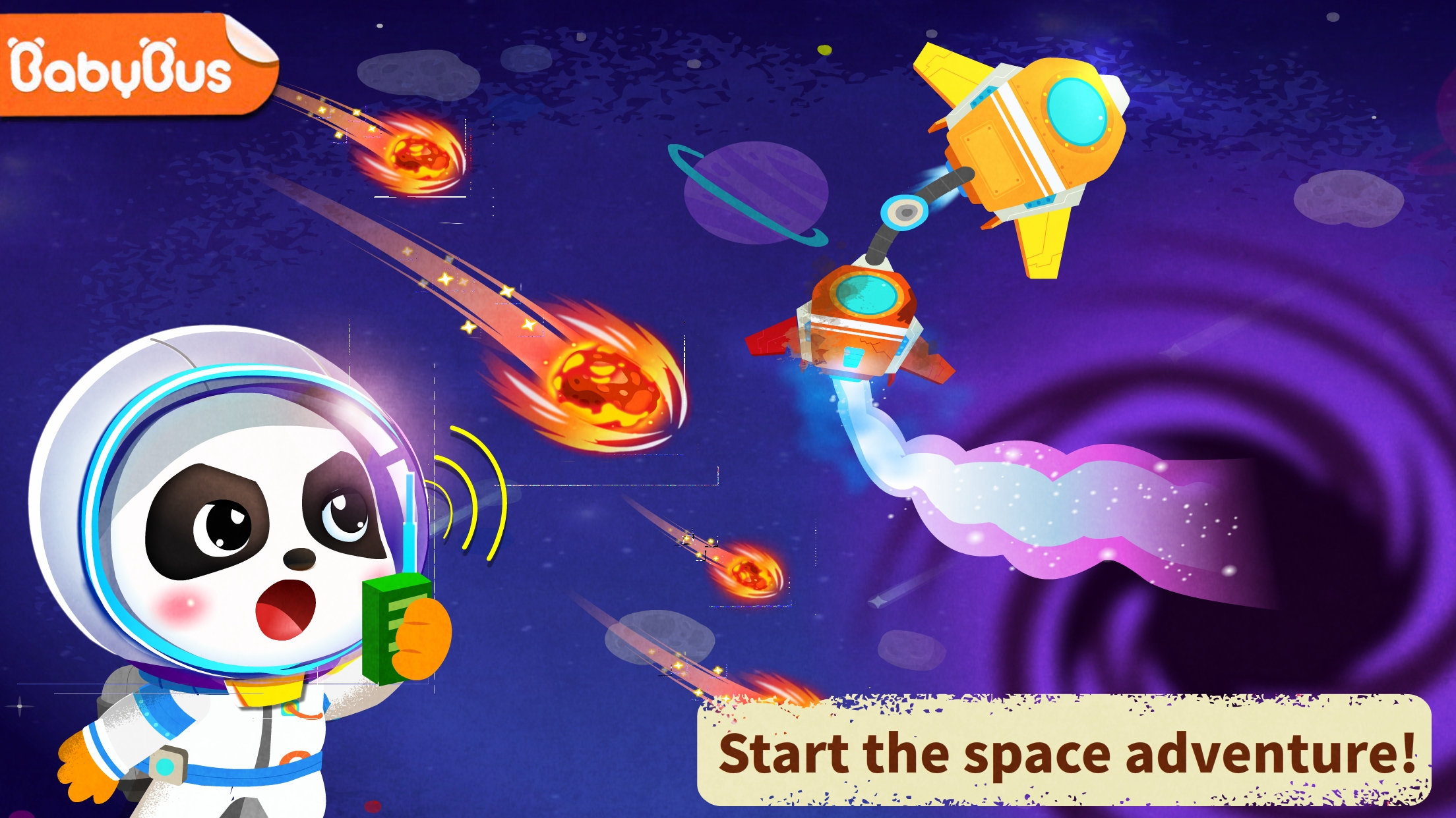 اسکرین شات 1 بازی Little Panda's Space Journey