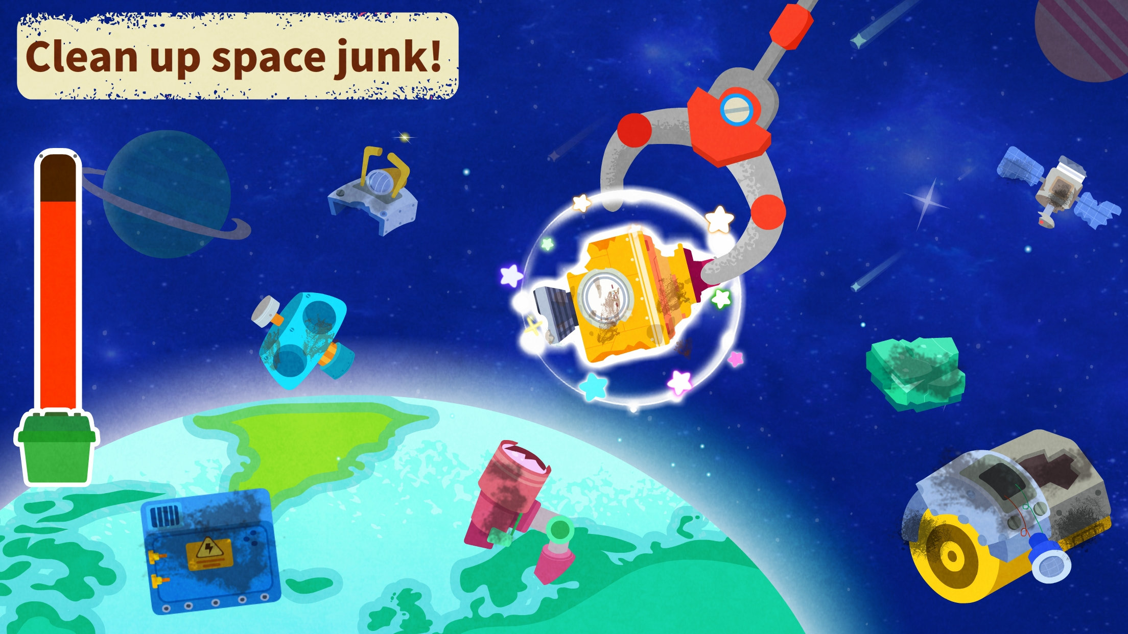 اسکرین شات 3 بازی Little Panda's Space Journey