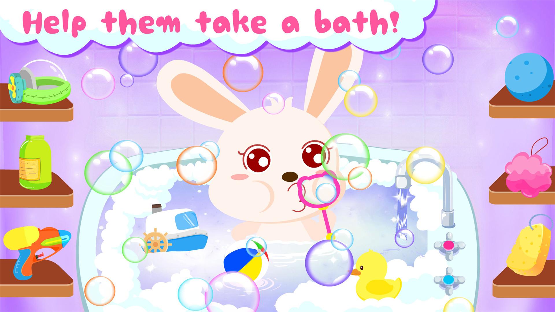 اسکرین شات 2 بازی Baby Panda's Bath Time