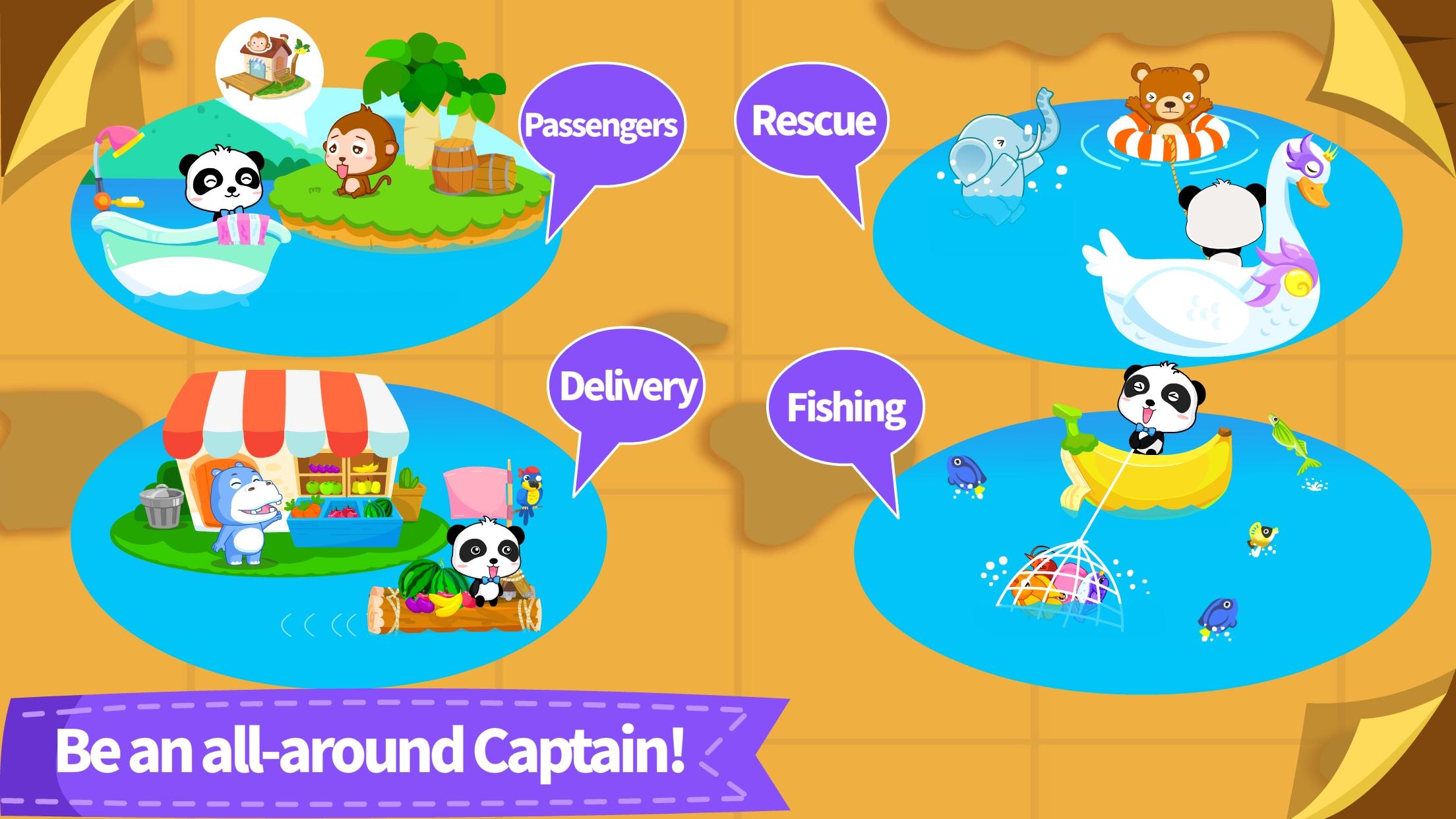 اسکرین شات 4 بازی Little Panda Captain