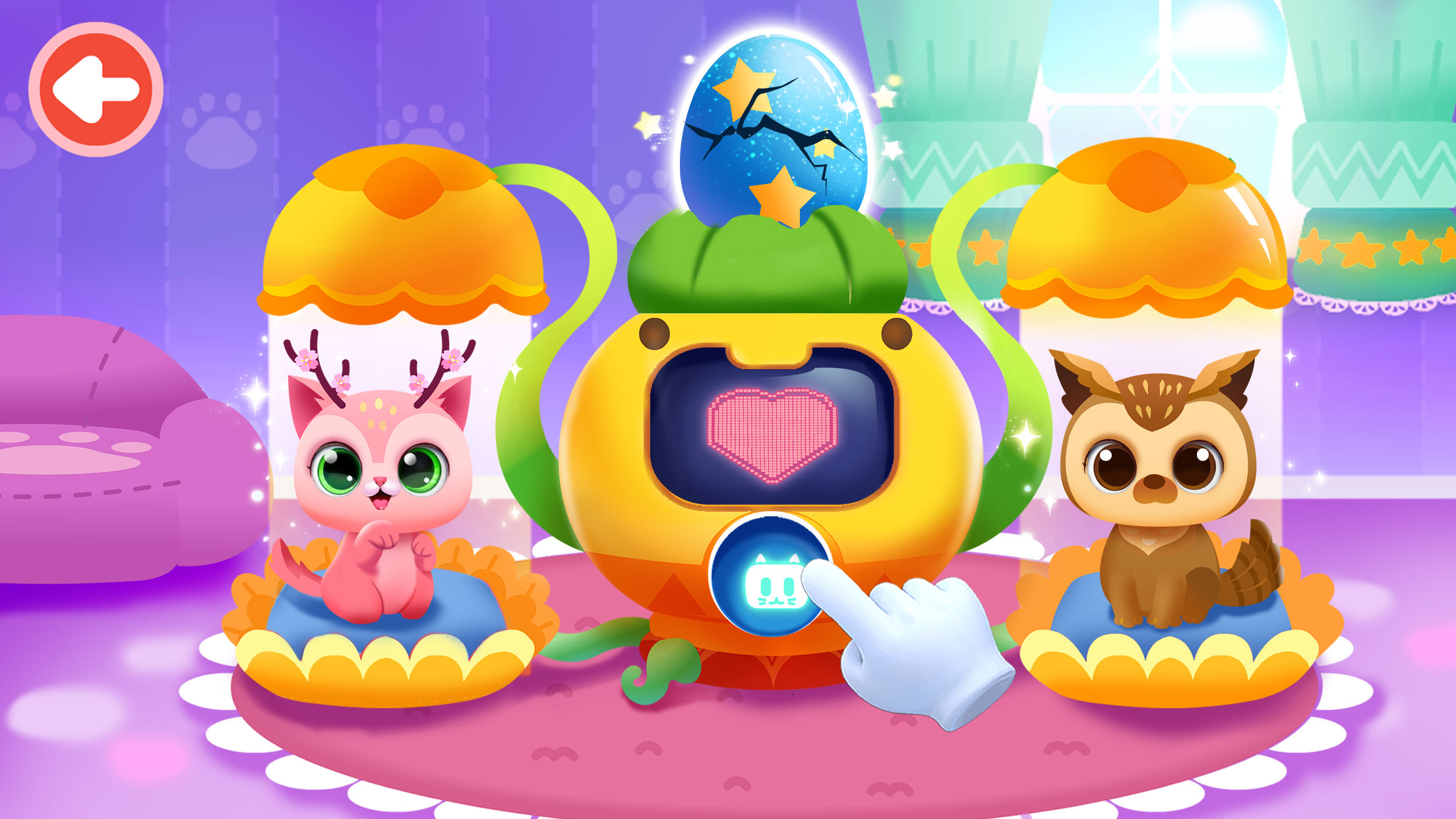 اسکرین شات 2 بازی Little Panda: Baby Cat Daycare