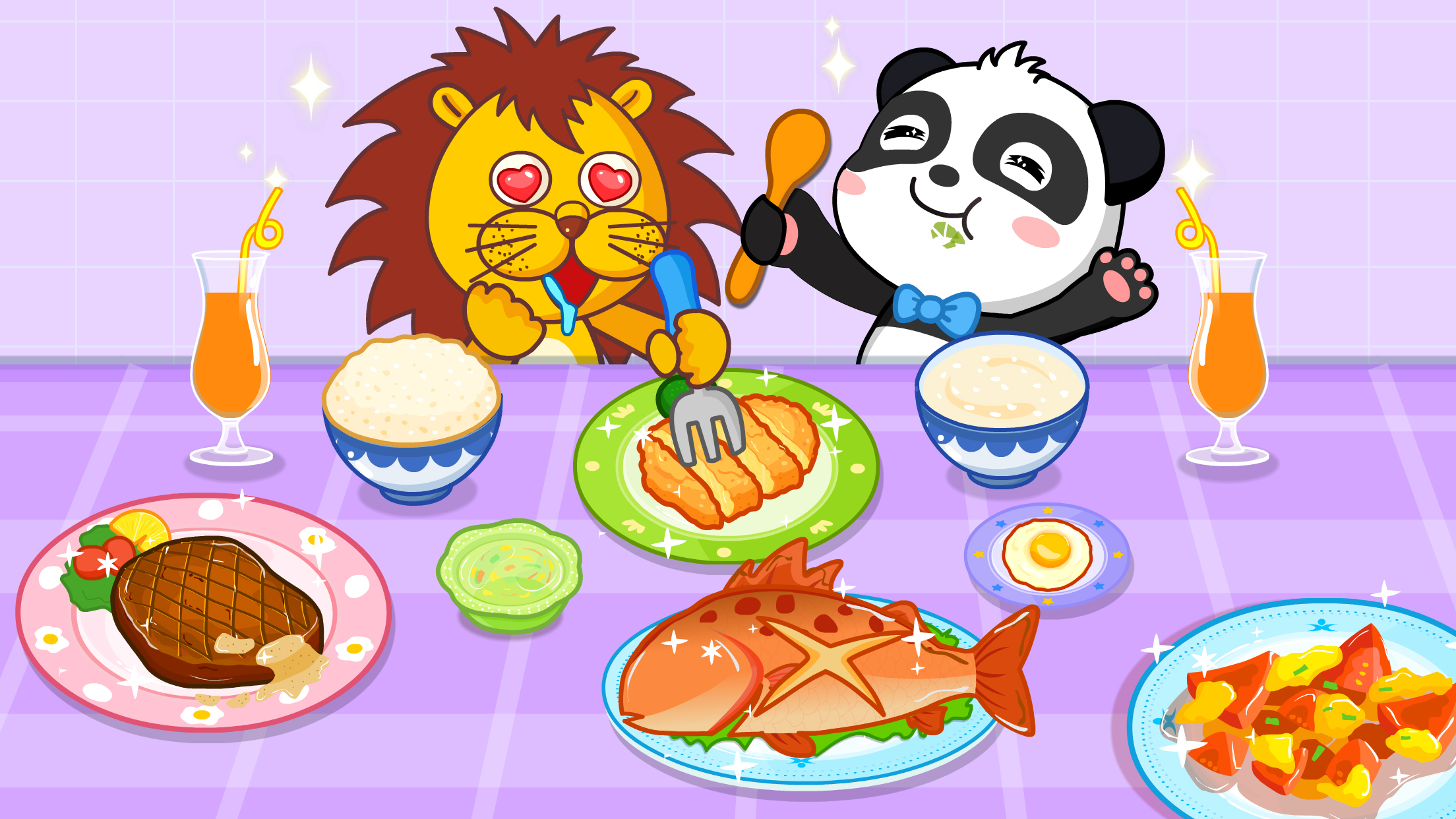اسکرین شات 5 بازی My Baby Panda Chef