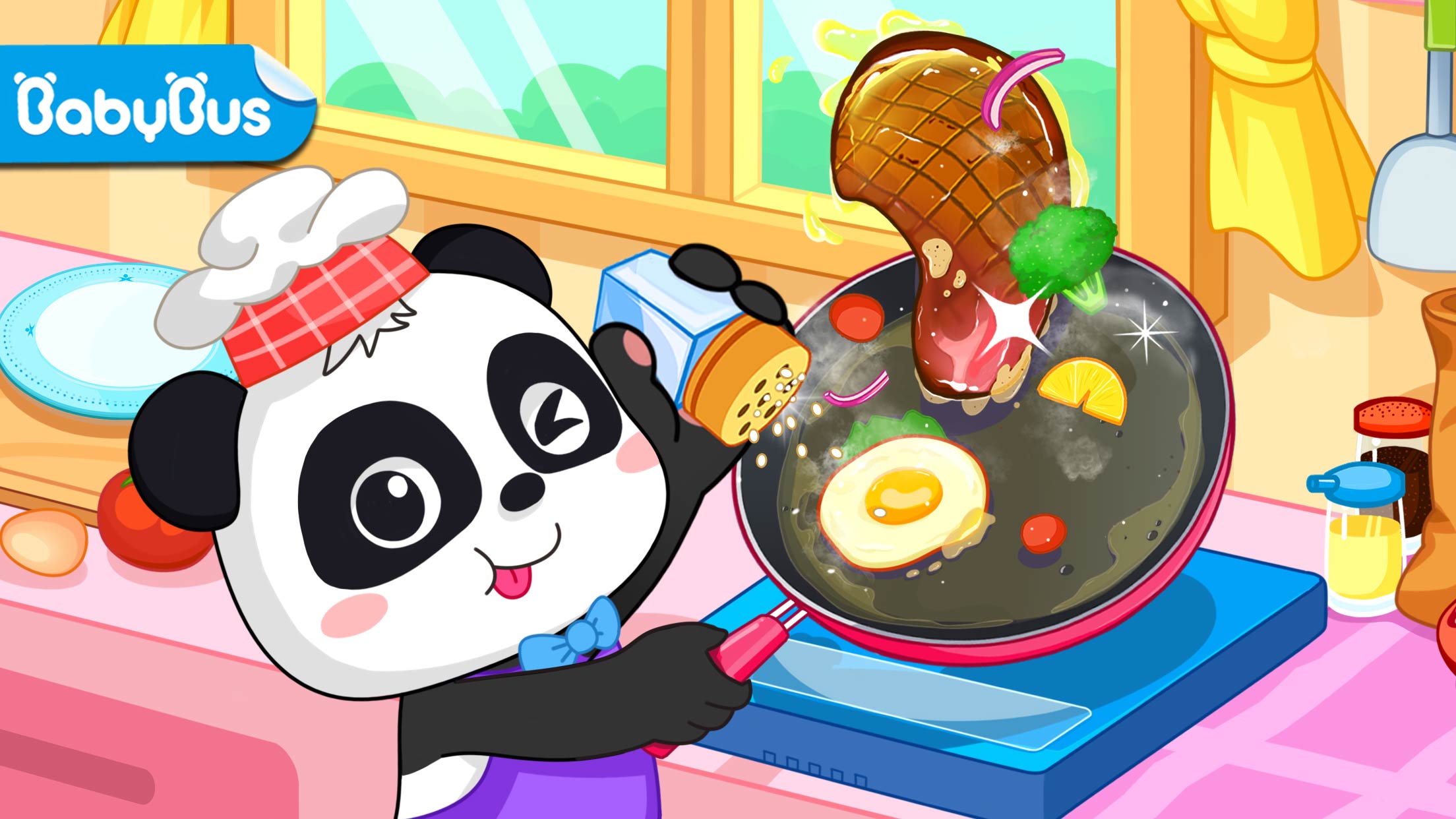 اسکرین شات 1 بازی My Baby Panda Chef