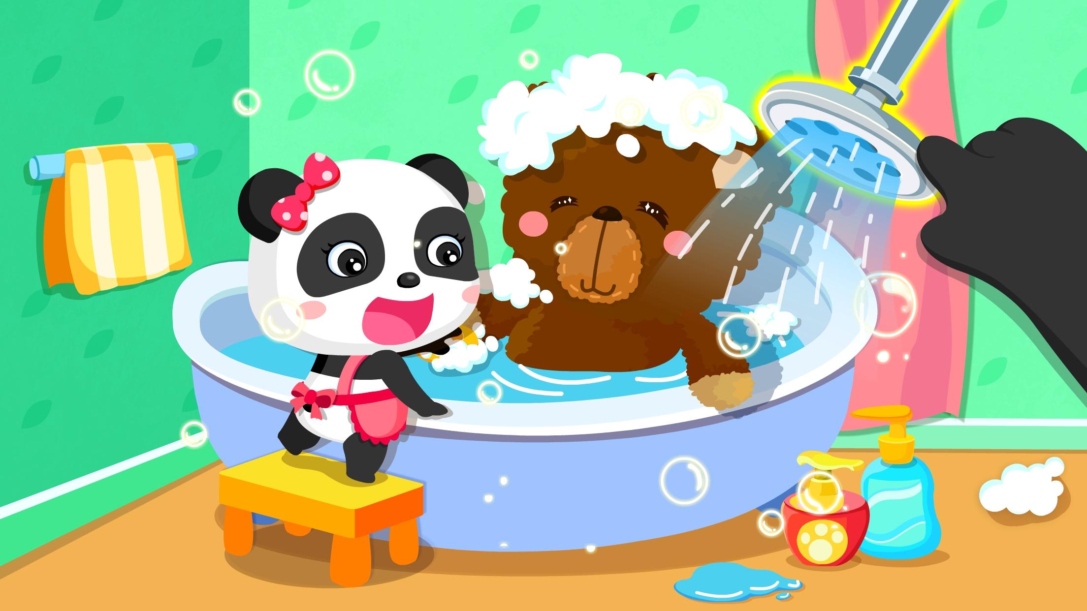 اسکرین شات 2 بازی Baby Panda Happy Clean