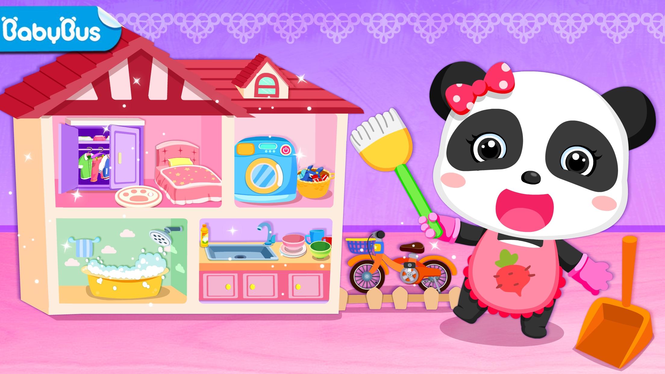 اسکرین شات 1 بازی Baby Panda Happy Clean