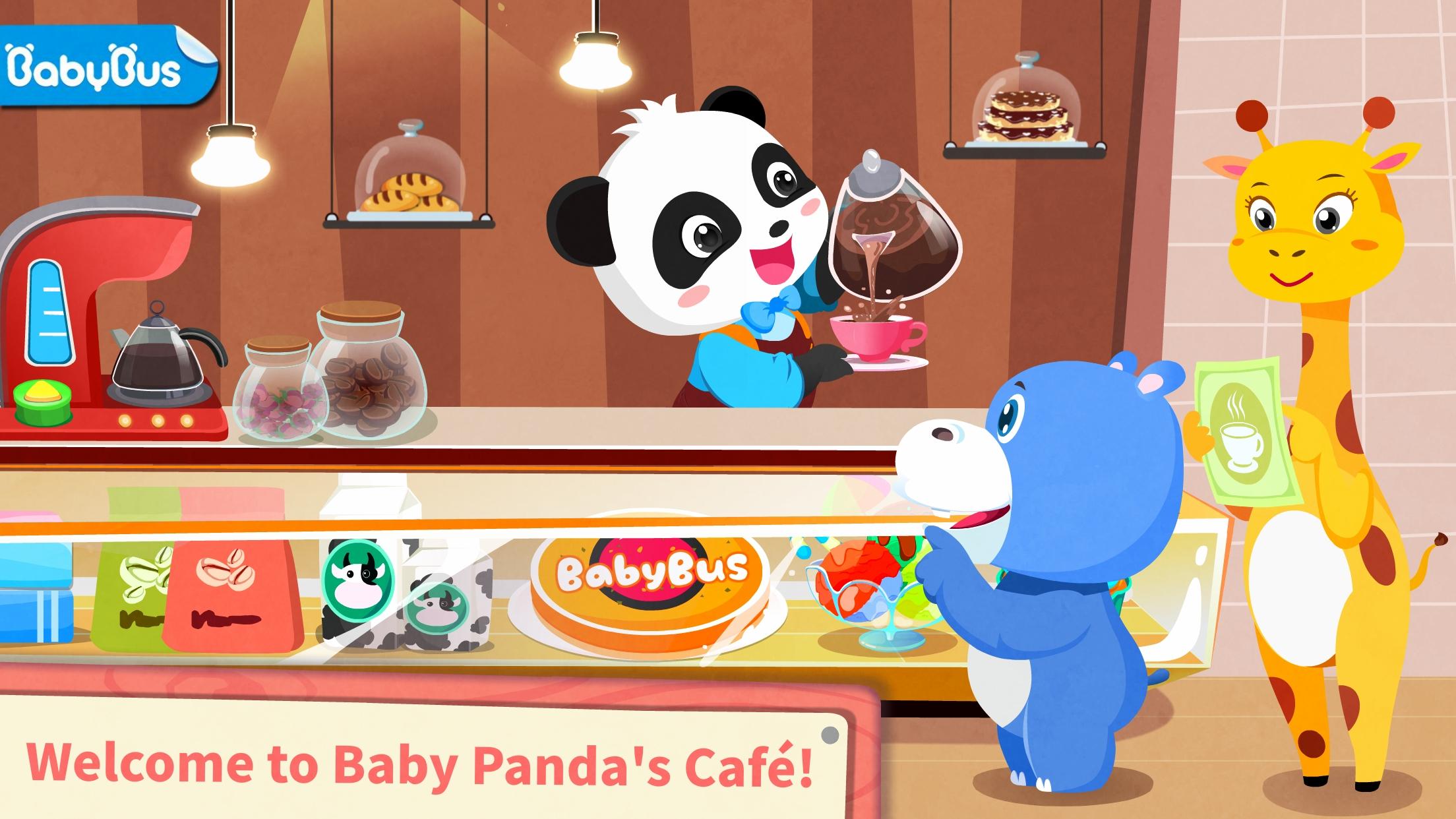 اسکرین شات 1 بازی Baby Panda’s Summer: Café