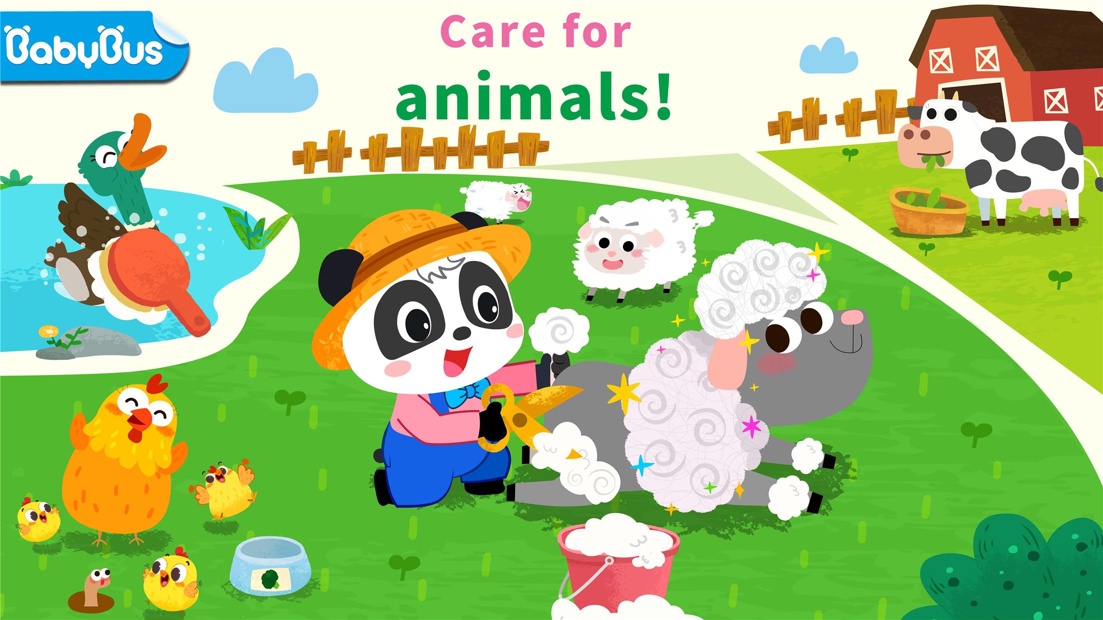 اسکرین شات 1 بازی Baby Panda's Animal Farm