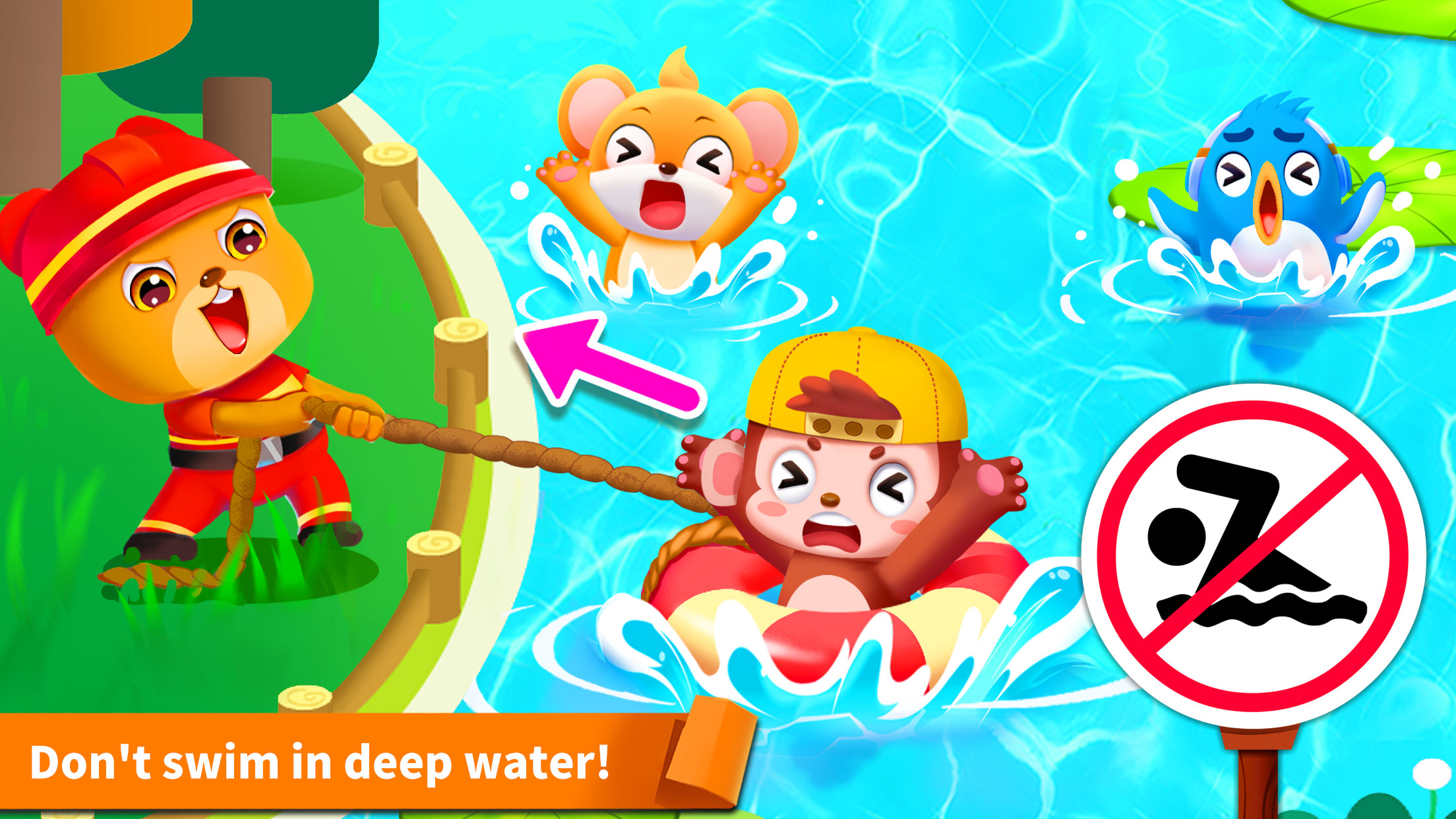 اسکرین شات 4 بازی Baby Panda's Kids Safety