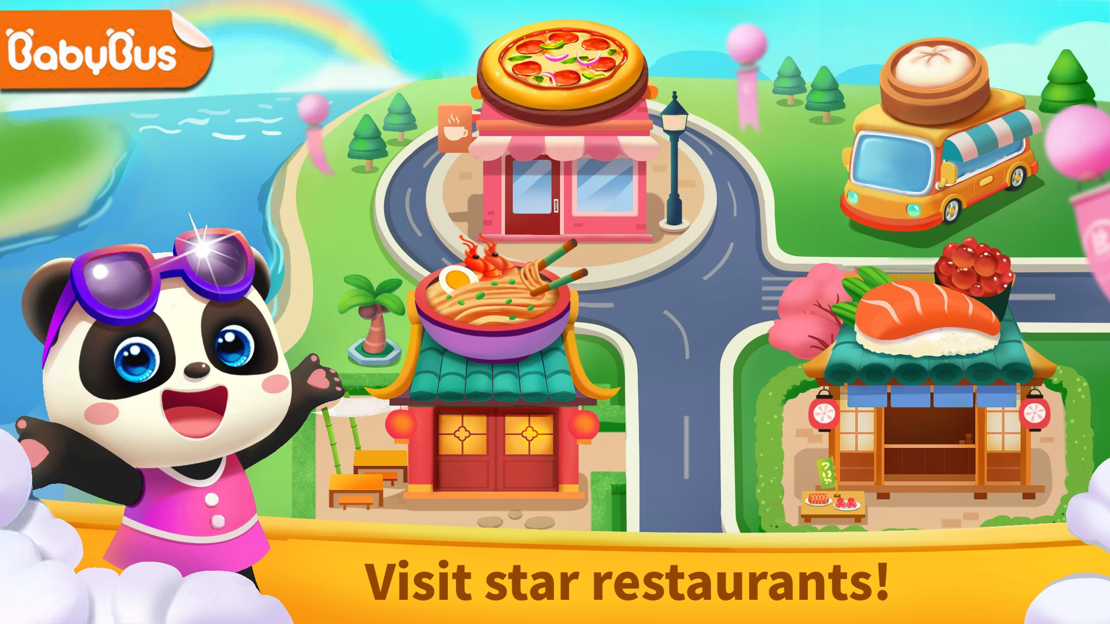اسکرین شات 1 بازی Little Panda: Star Restaurants