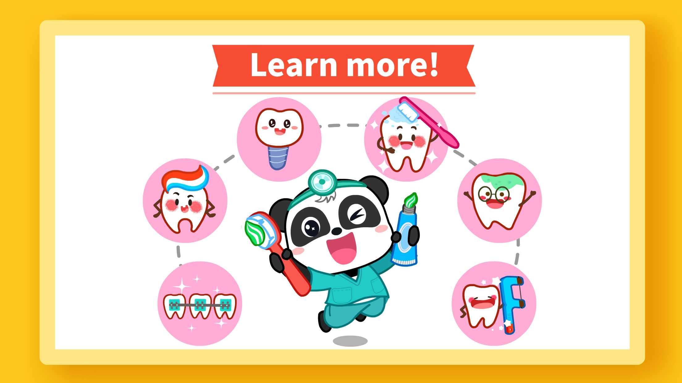 اسکرین شات 5 بازی Baby Panda: Dental Care