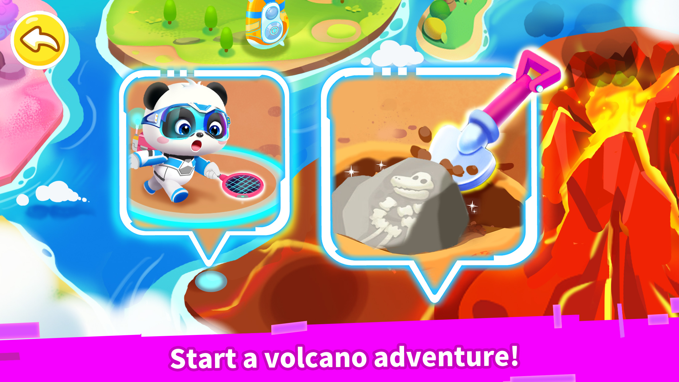 اسکرین شات 5 بازی Little Panda: Dinosaur Care