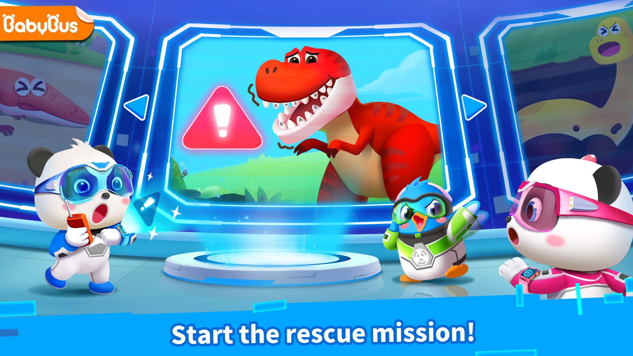 اسکرین شات 1 بازی Little Panda: Dinosaur Care