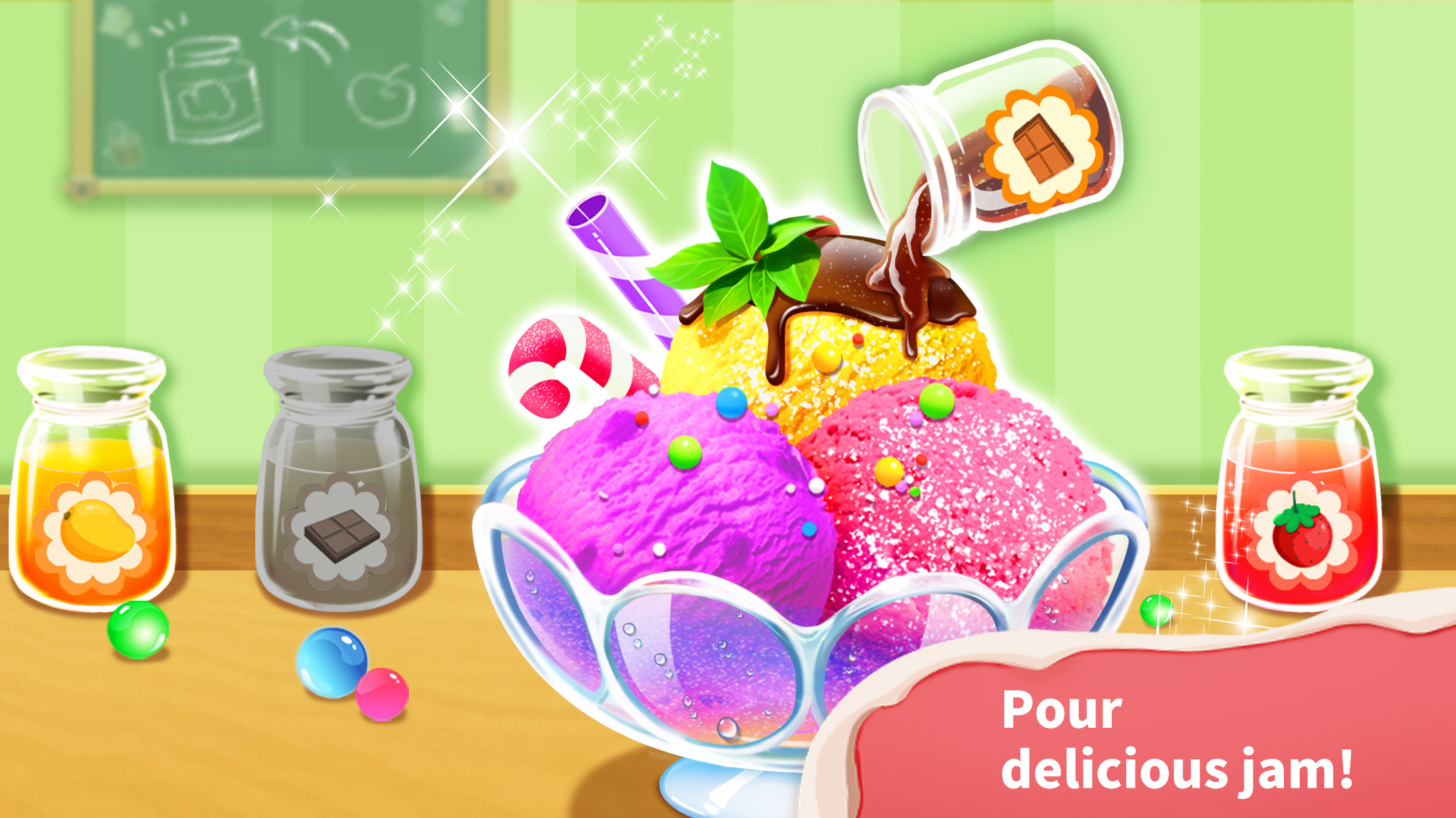 اسکرین شات 2 بازی Baby Panda’s Ice Cream Shop