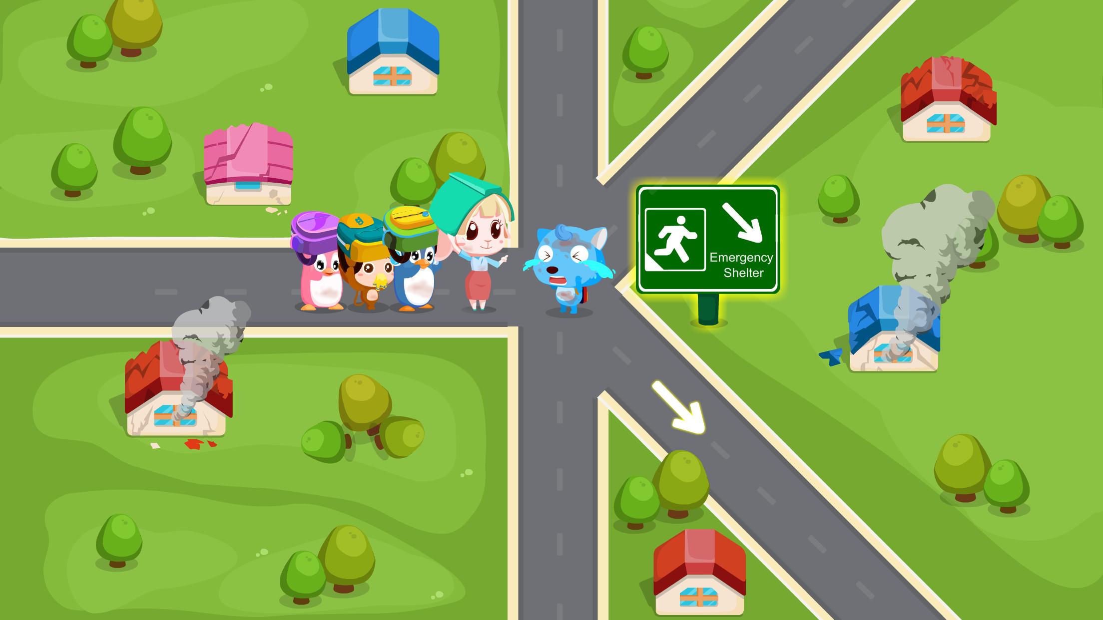 اسکرین شات 3 بازی Baby Panda Earthquake Safety 2