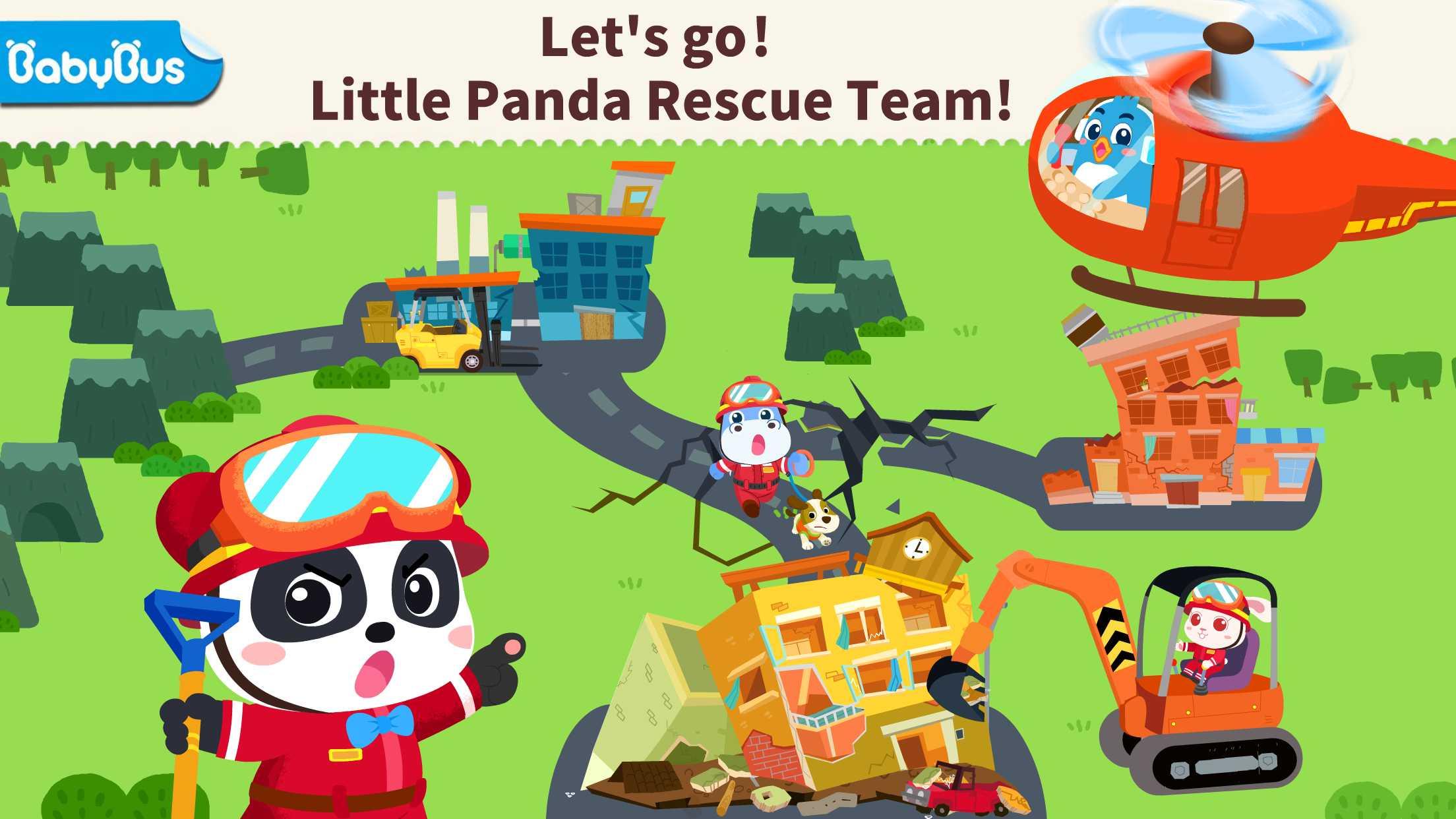 اسکرین شات 1 بازی Baby Panda Earthquake Safety 3