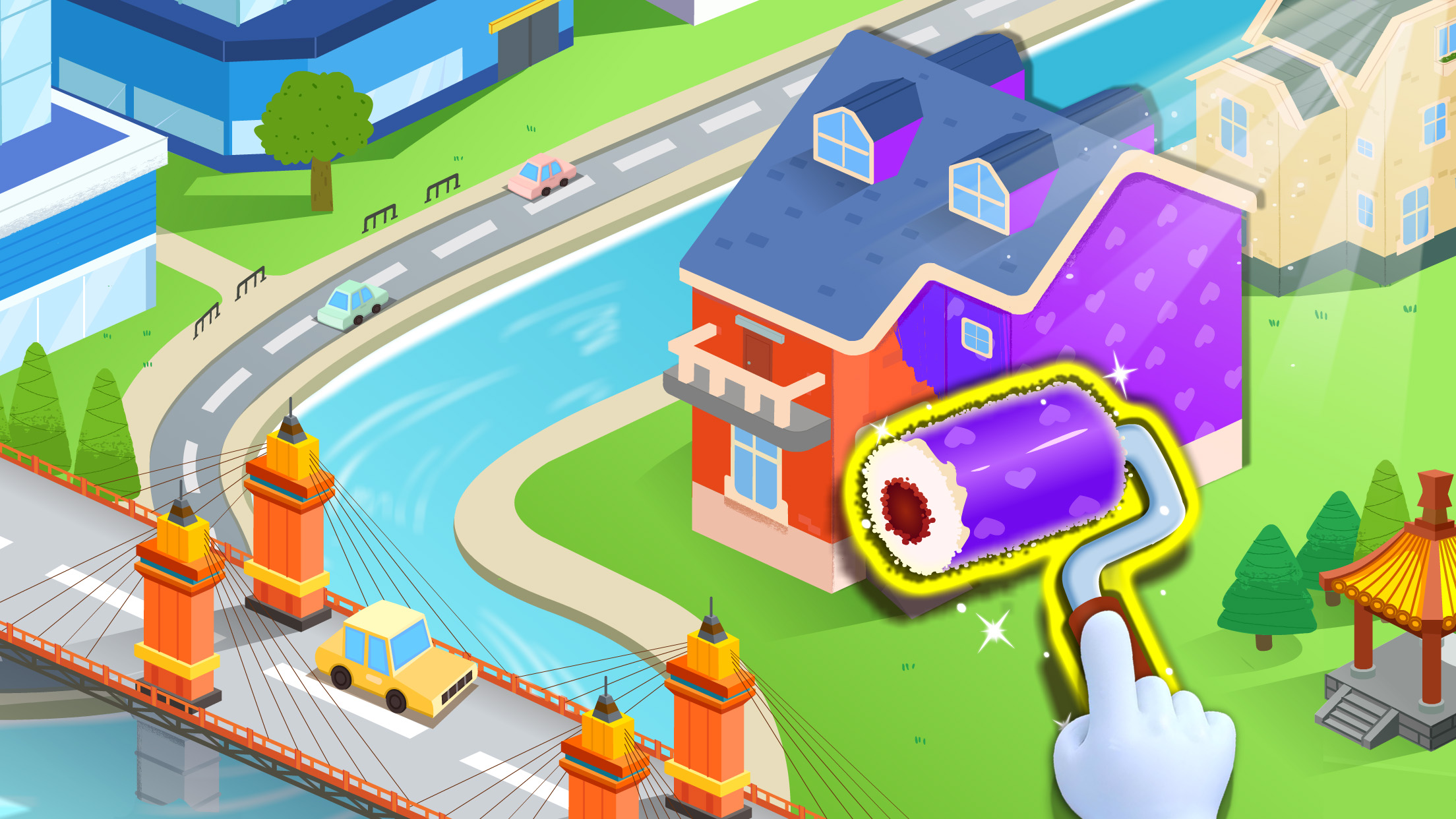اسکرین شات 5 بازی Baby Panda's City Buildings