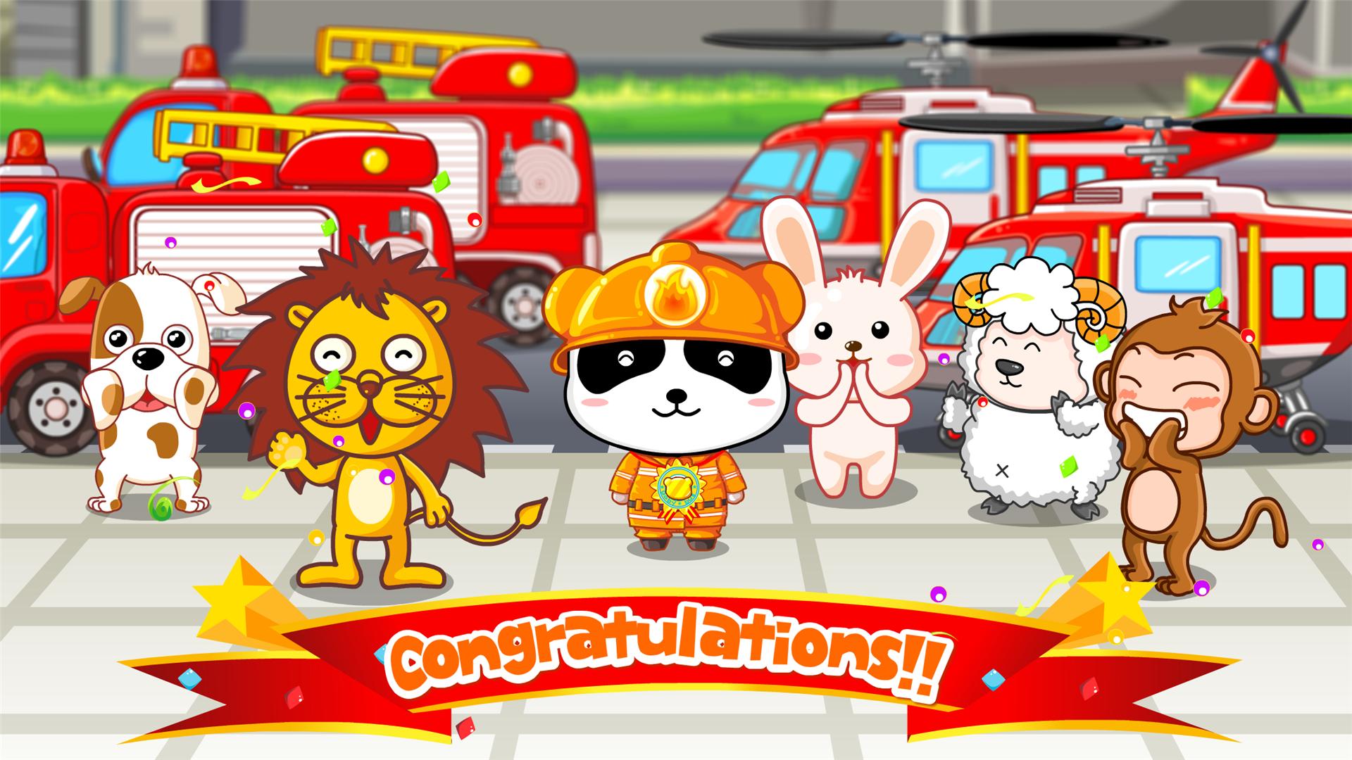 اسکرین شات 5 بازی Little Panda Fireman