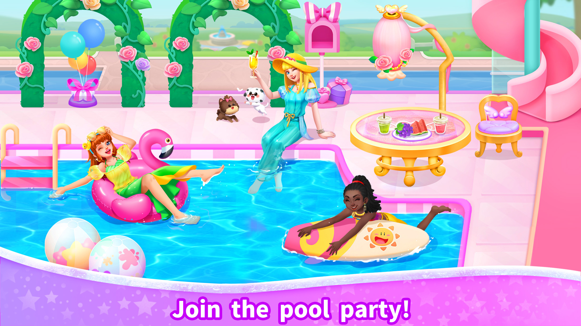 اسکرین شات 1 بازی Little Panda's Girls Town