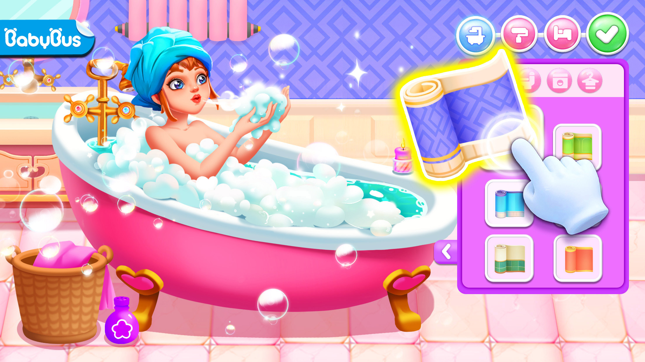 اسکرین شات 1 بازی Little Panda's Girls Town