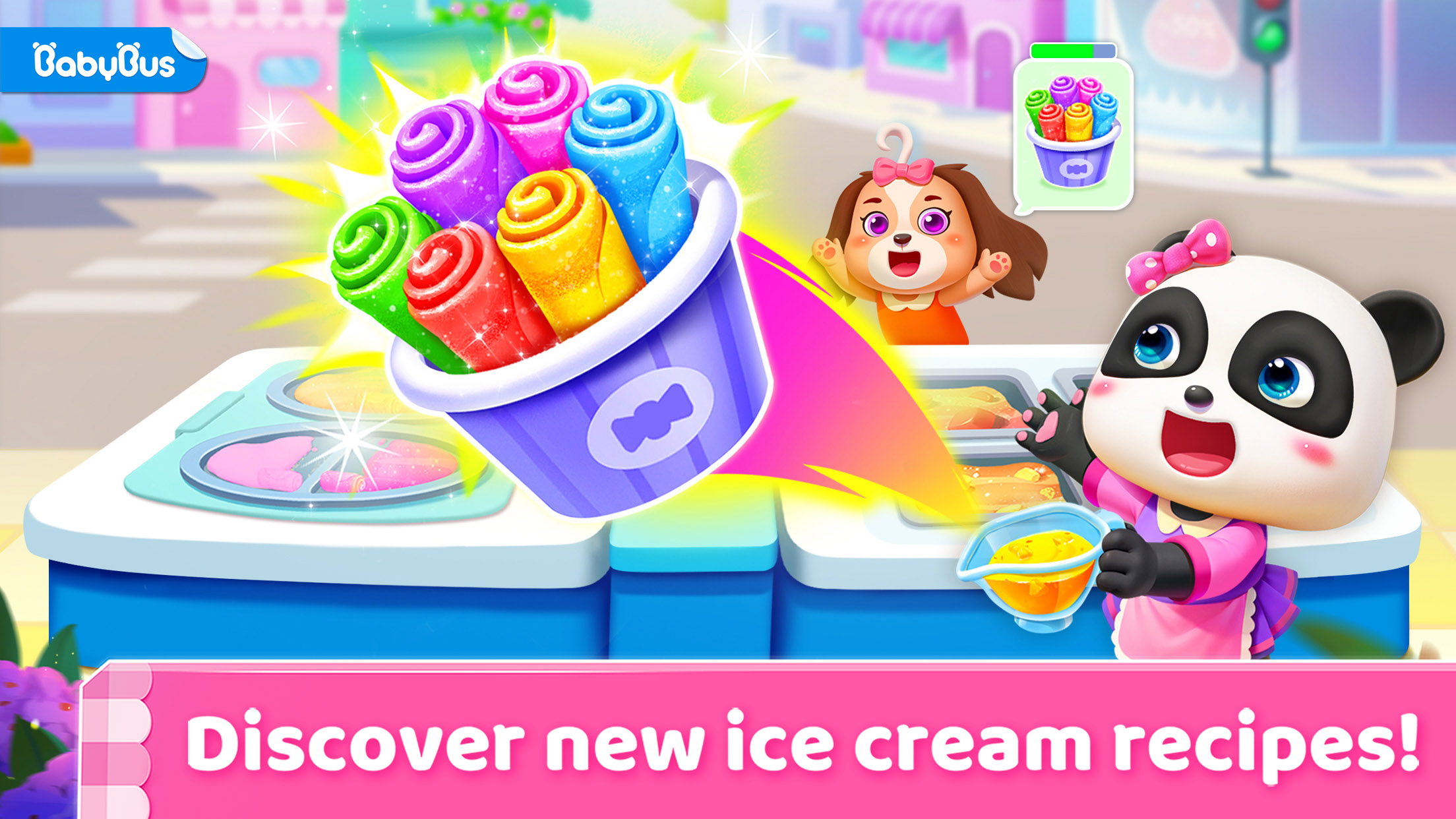 اسکرین شات 1 بازی Little Panda's Ice Cream Games