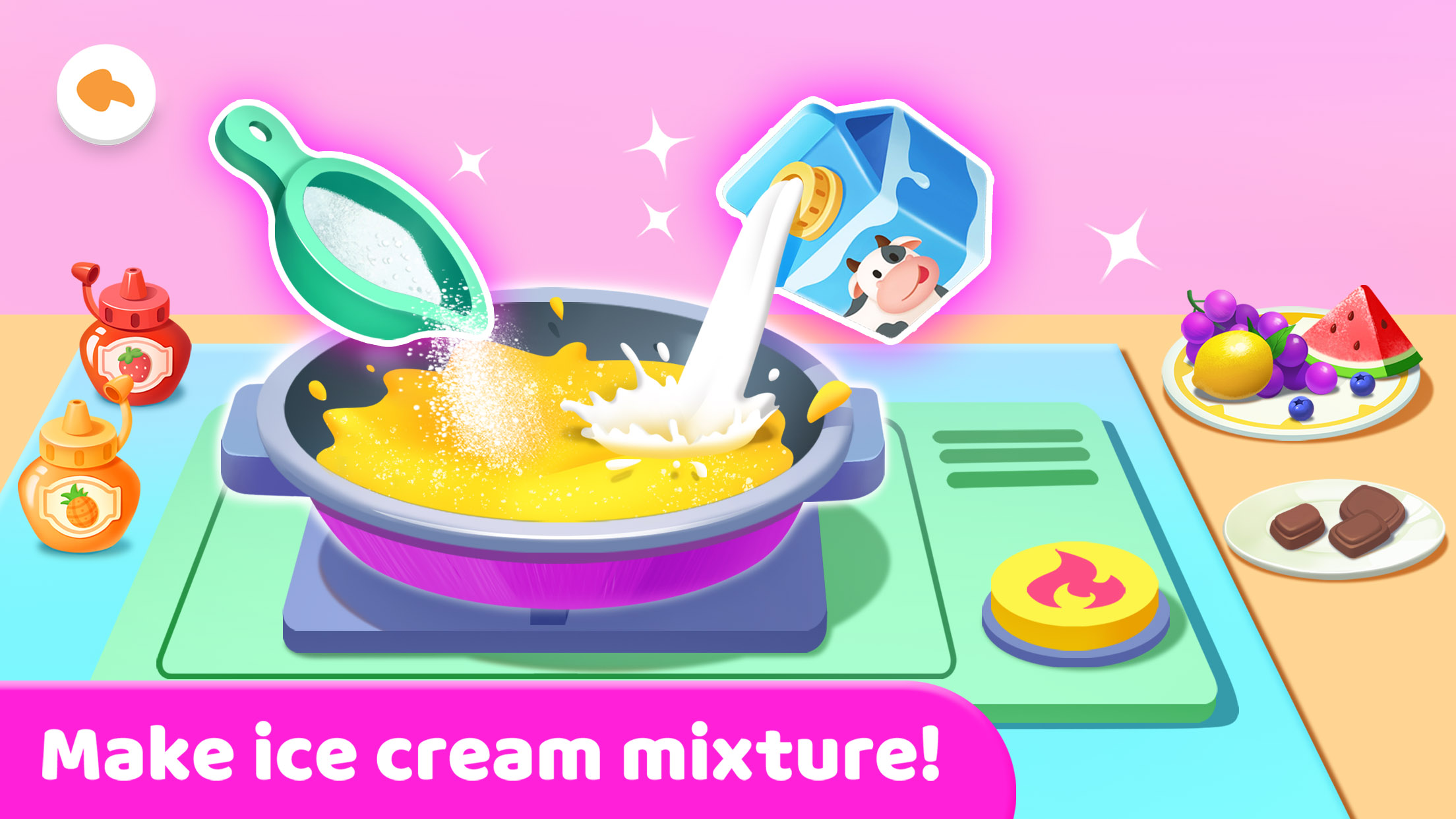 اسکرین شات 2 بازی Little Panda's Ice Cream Stand