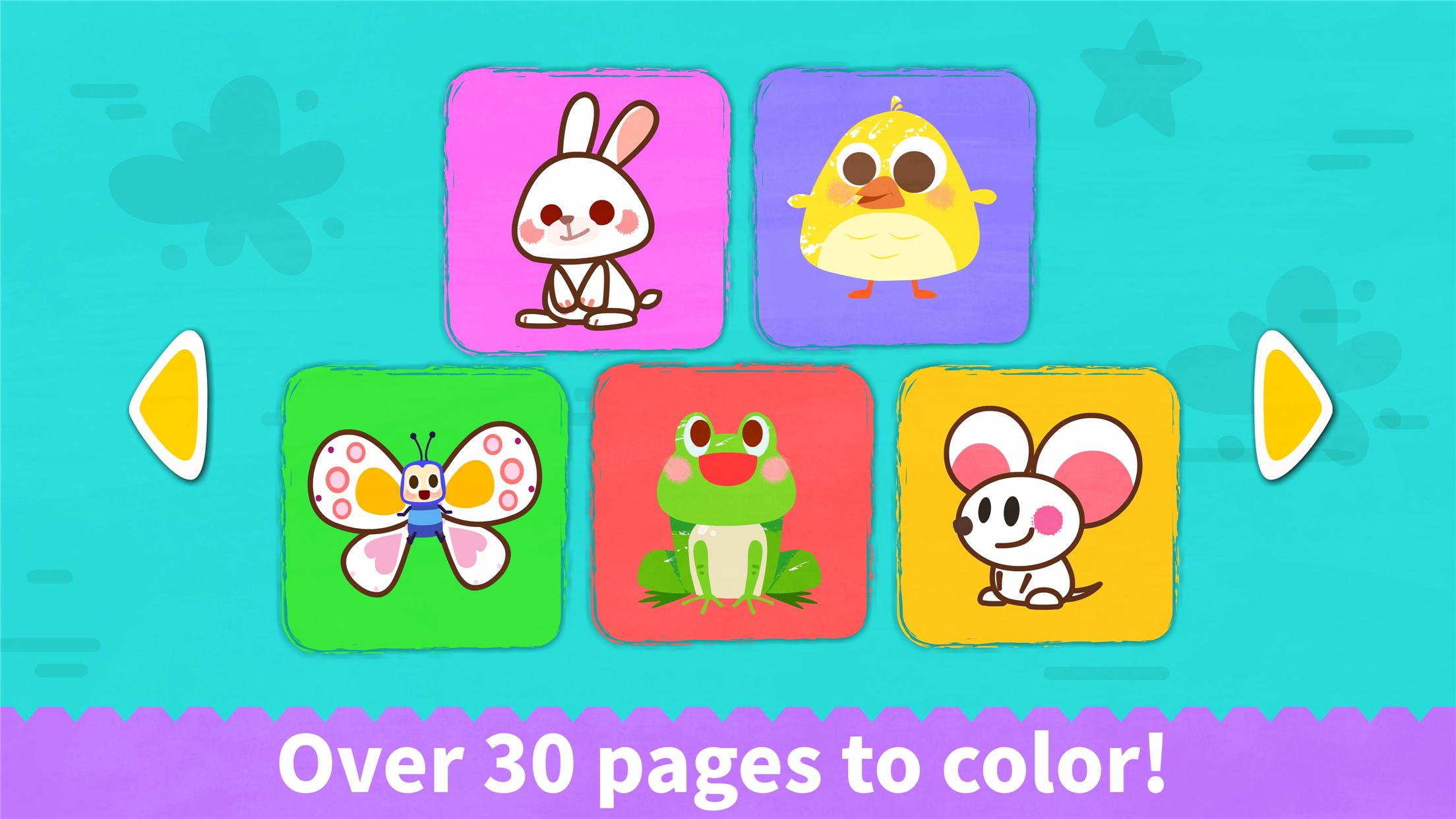 اسکرین شات 5 بازی Baby Panda's Coloring Book