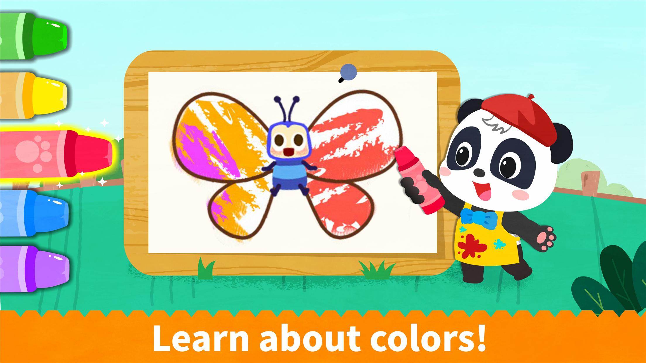 اسکرین شات 3 بازی Baby Panda's Coloring Book